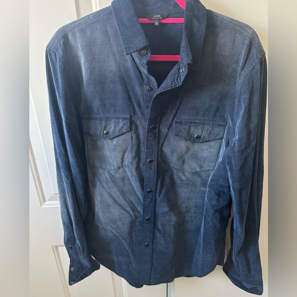 Joes Blue Button-Up Shirt
